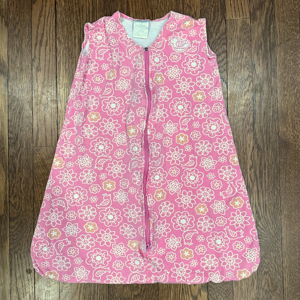 Halo SleepSack Floral Pink Medium